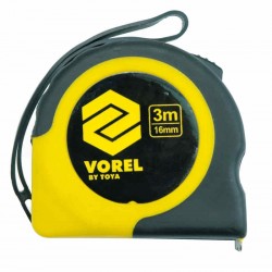 Miara zwijana żółto-czarna 3m x 16mm Vorel