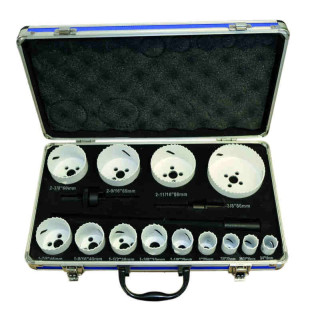 Zestaw otwornic HSS 19-86mm (16szt.) Krypton